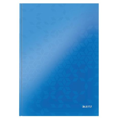 Carte de înregistrări Leitz WOW A4 80 de coli căptată albastru