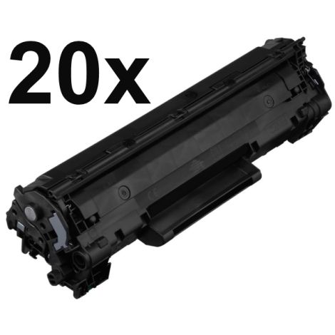 Toner 20 x HP CE278A (78A), pachet de douăzeci de bucăți, negru (black), alternativ