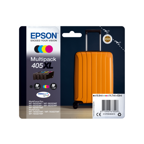Cartuş Epson 405XL, T05H6, C13T05H64010, multipack, original