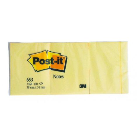 Notepad Post-it 38x51 galben / 3