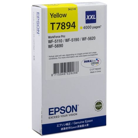 Cartuş Epson T7894, galben (yellow), original