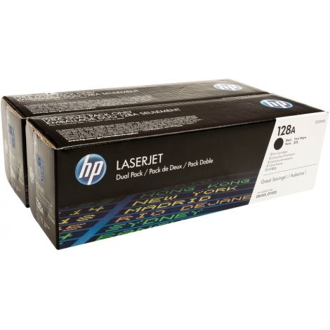 Toner HP CE320AD (128A), pachet de două, negru (black), original