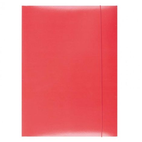 Ambalaj din carton roșu pentru produse de birou cu bandă de cauciuc