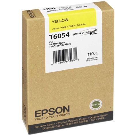 Cartuş Epson T6054, galben (yellow), original