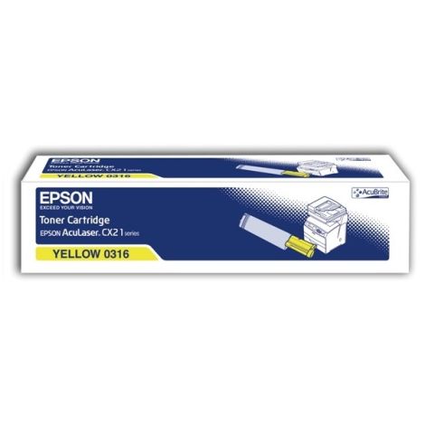 Toner Epson C13S050316 (CX21), galben (yellow), original