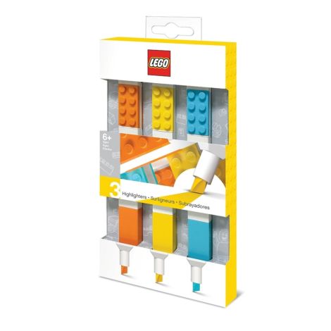 Highlighters LEGO, mix de culori - 3 buc