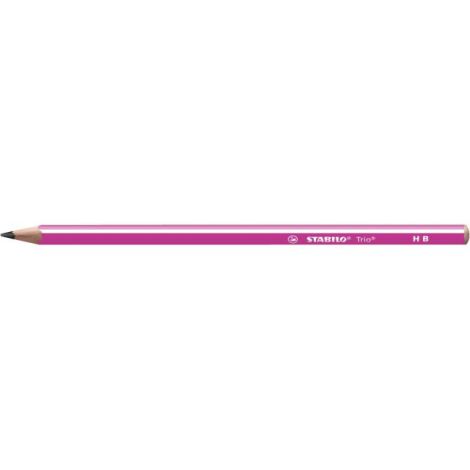 Creion STABILO Trio HB roz 12 buc