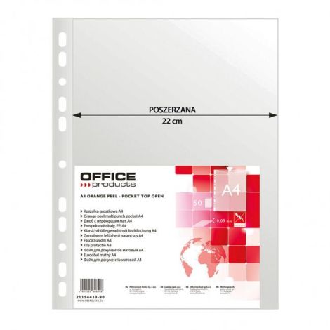 Euroobal Office Products A4 maxi extra lat mat 90mic 50 buc în pungă