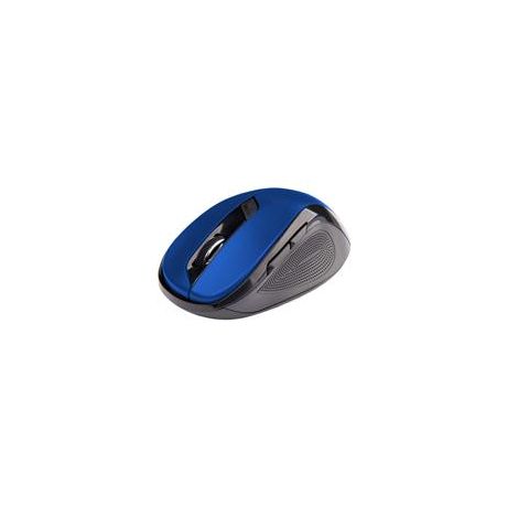Mouse C-TECH WLM-02/Ergonomic/Optic/USB fără fir/Negru-Albastru WLM-02B