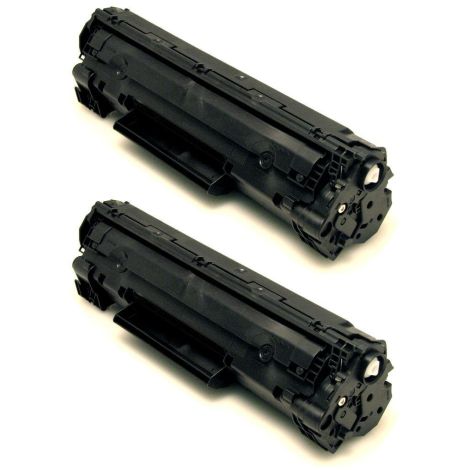 Toner Canon 725, CRG-725, pachet de două, negru (black), alternativ