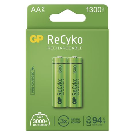 Baterie reîncărcabilă GP ReCyko 1300 AA (HR6) 2PP 1032222130