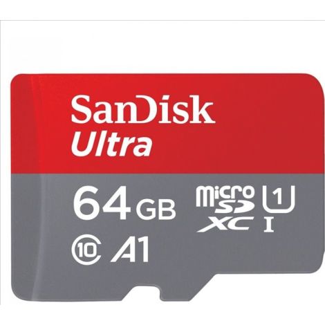 Adaptor SanDisk Ultra/micro SDXC/64GB/UHS-I U1 / Clasa 10/+ SDSQUAB-064G-GN6MA