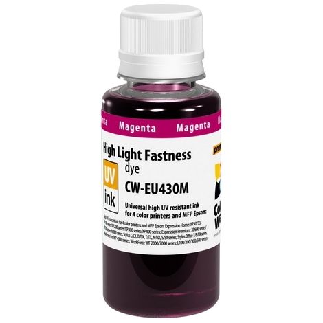 Cerneală pentru cartuşul Epson T1813 (18XL), dye, odolné voči UV, purpuriu (magenta), 100 ml