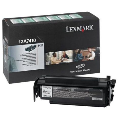 Toner Lexmark 12A7410 (T420), negru (black), original