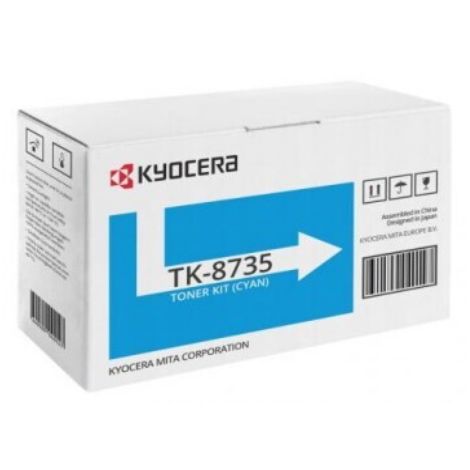 Toner Kyocera TK-8735C, 1T02XNCNL0, azuriu (cyan), original
