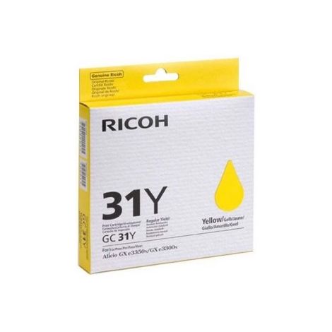 Cartuş Ricoh GC31Y, 405691, galben (yellow), original