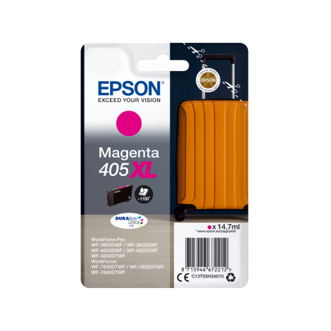 Cartuş Epson 405XL, T05H3, C13T05H34010, purpuriu (magenta), original