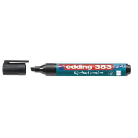 Marker pentru blocuri de flipchart edding 383 negru