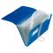 {Servietă din plastic cu compartimente Herlitz Easy Orga albastru opac }