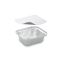{Bol (ALU) pătrat 149 x 123 x 47 mm 470ml + capac [5 seturi]}