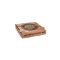 {Cutie pizza (carton cuptor cu microunde) H4 kraft cu imprimeu 20 x 20 x 4 cm [100 buc]}