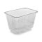{Tavă (PP) pătrată transparentă 186 x 133 mm 2000ml [50 buc]}