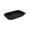 {Meniu bol pentru microunde (PP) nedivizat negru `M` 221 x 151 mm 650ml [50 buc]}